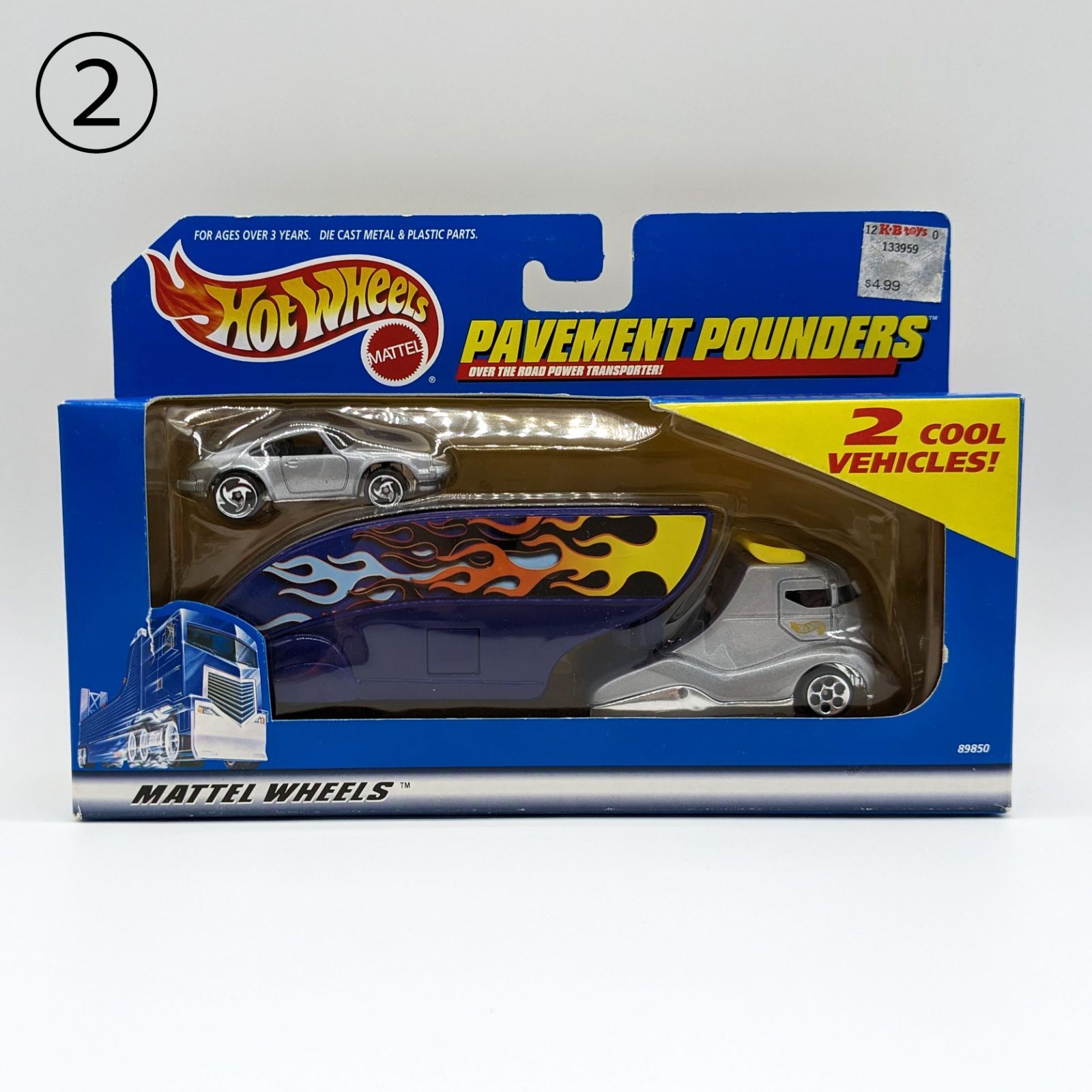 ホットウィール ペイヴメント・パウンダー 89850-93と89850の2個セット