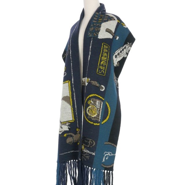 シンヤコズカ SHINYA KOZUKA 24AW Dive Into The Scarf ストール