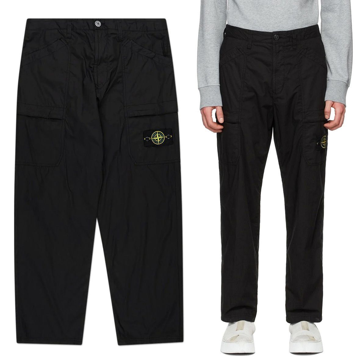 21 STONE ISLAND ストーンアイランド 761531603 V0029 ブラック カーゴ