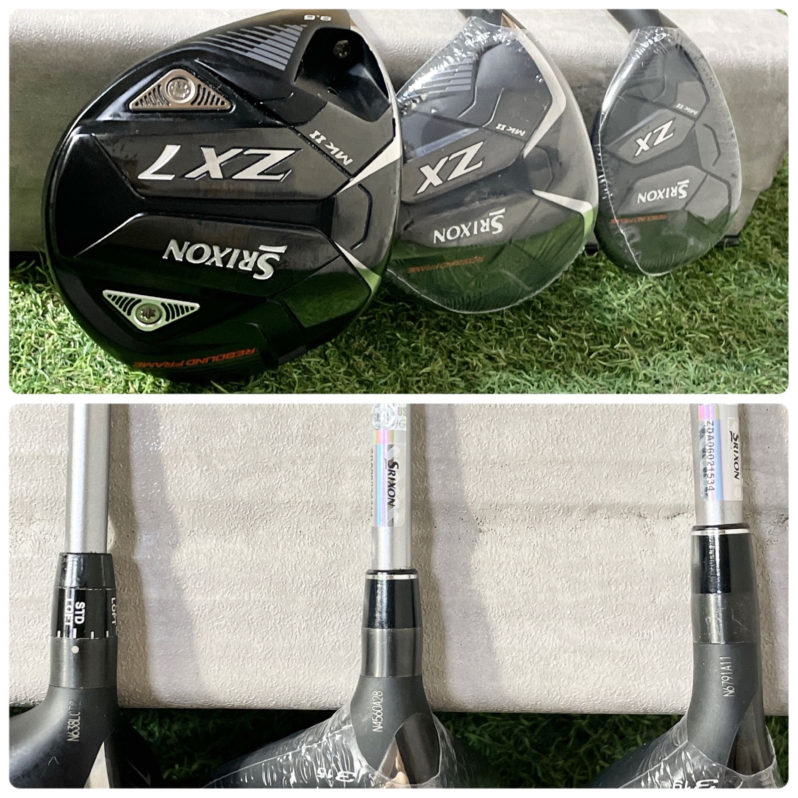 貴重レフティ！バッグ新品！3W3U新品！】SRIXON ZX7 MKⅡZ585 ゴルフ