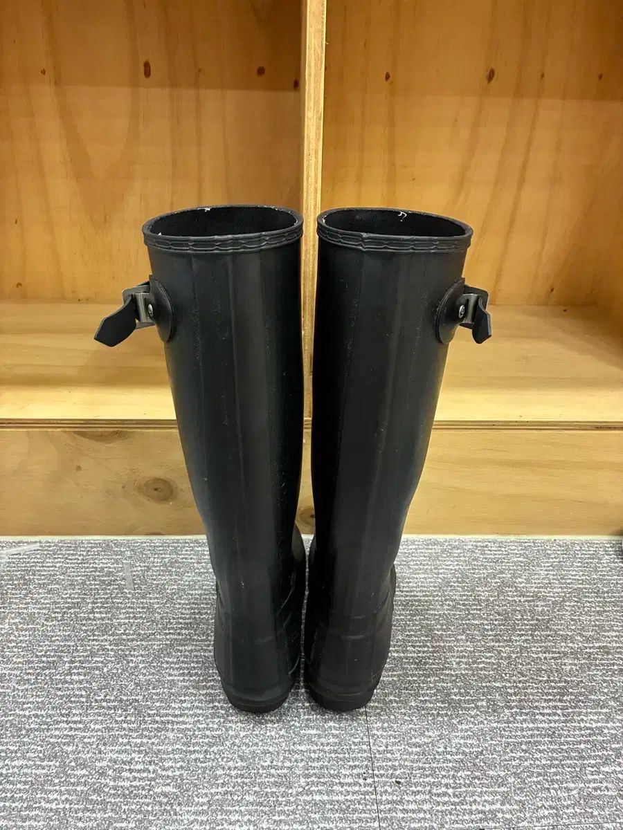 ハンター HUNTER レインブーツ 24cm 黒 ブラック HUNTER ハンター