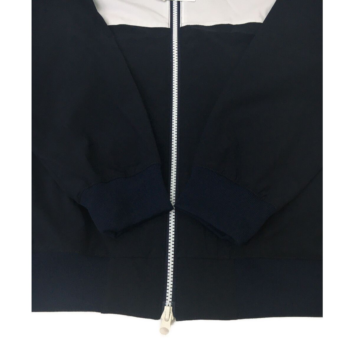 未使用品 メンズ アンパスィ and per se ブルゾン L 紺×白 【2024年
