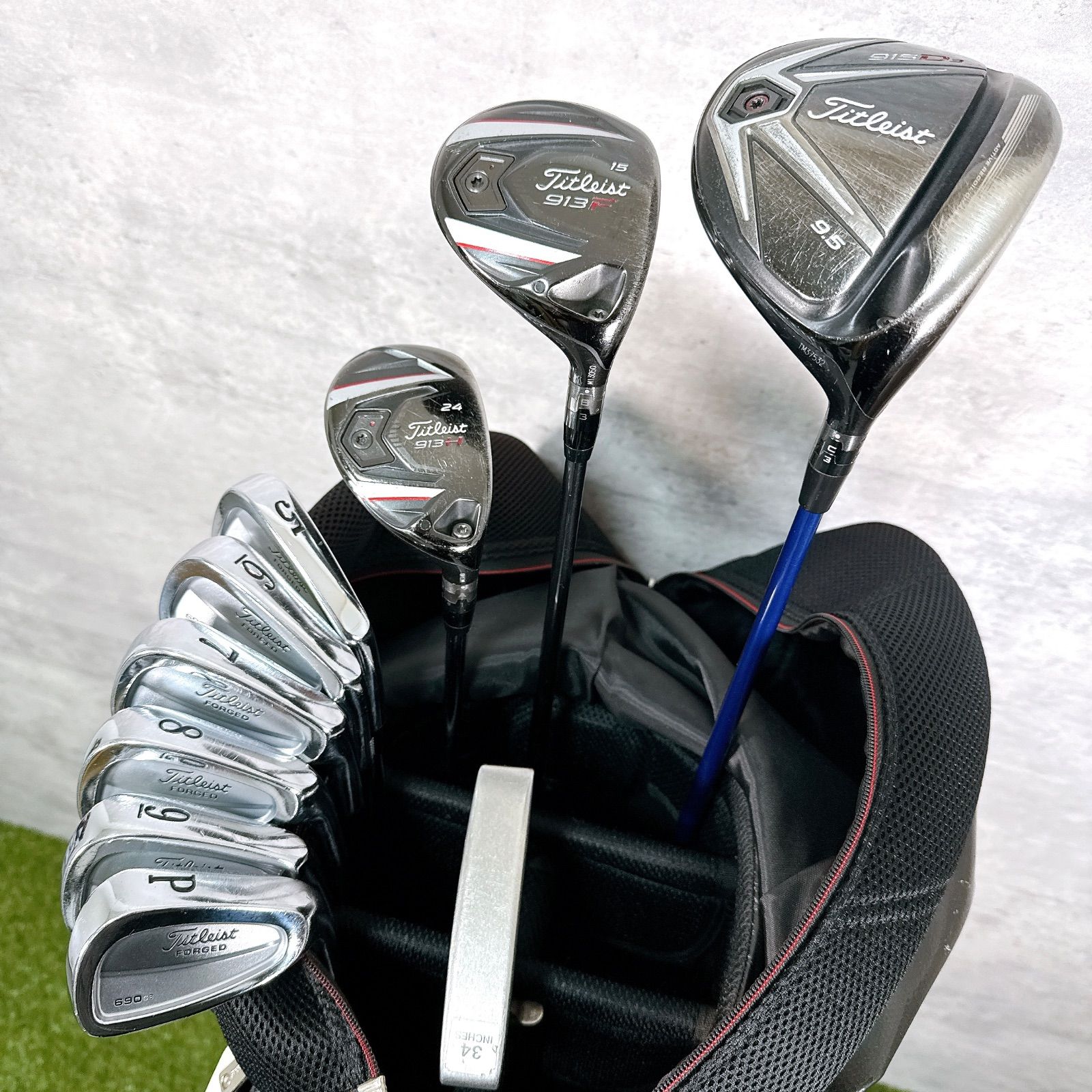 ゴルフクラブセット メンズ Titleist タイトリスト フルセット 10本