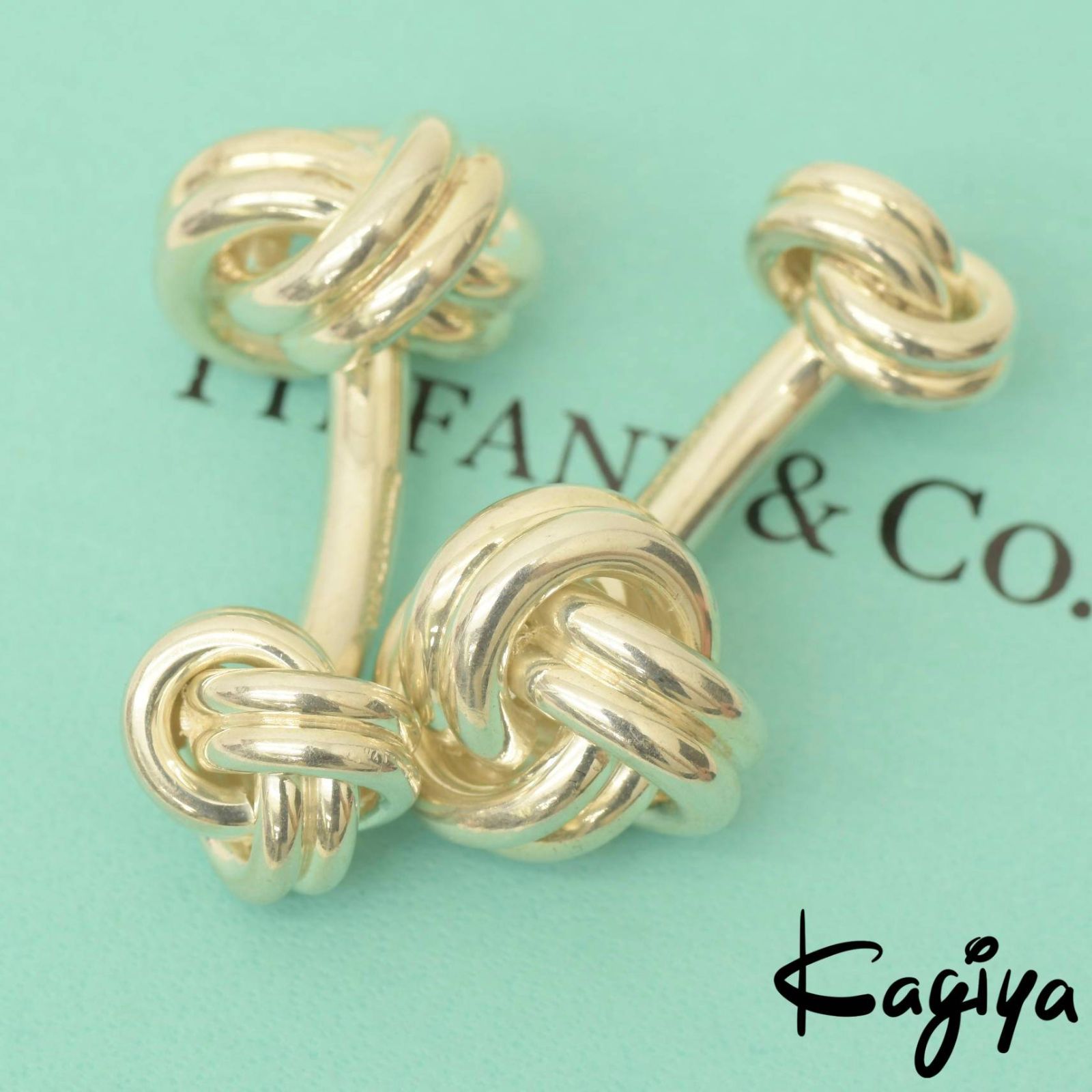 Tiffany & Co. ティファニー 925 ツイスト ノット カフス カフリンクス