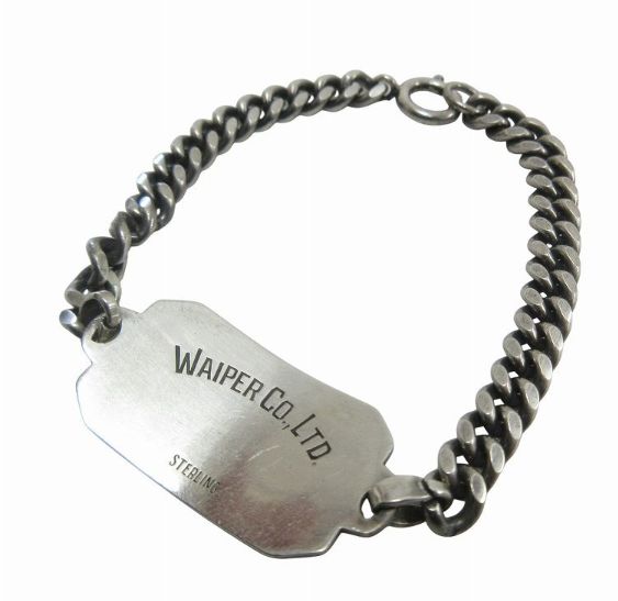 WAIPER 別注 BUTTON WORKS ボタンワークス IDブレスレット - メルカリ