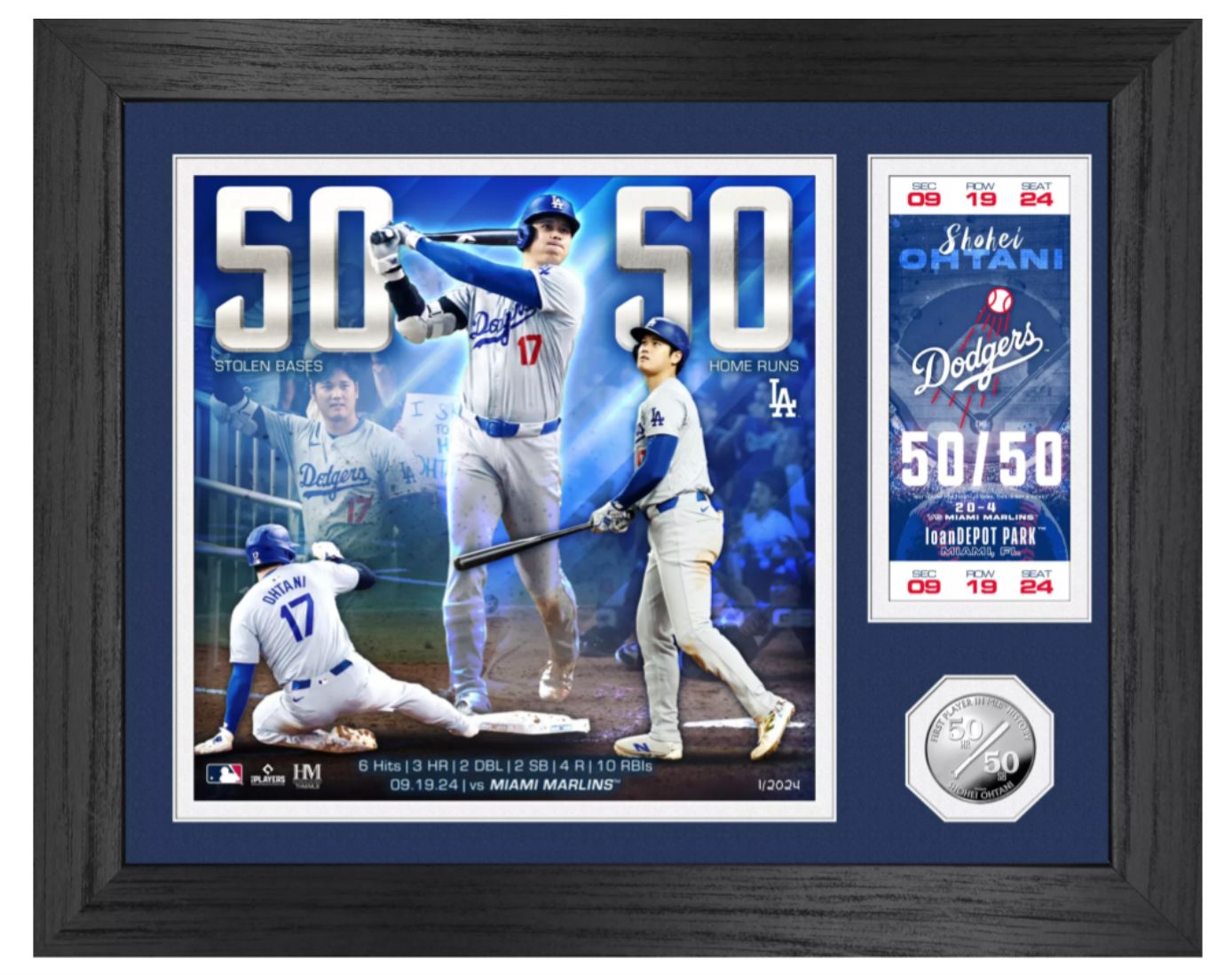 The Highland Mint WBC2009 チャンピオンパネル 【公式通販】