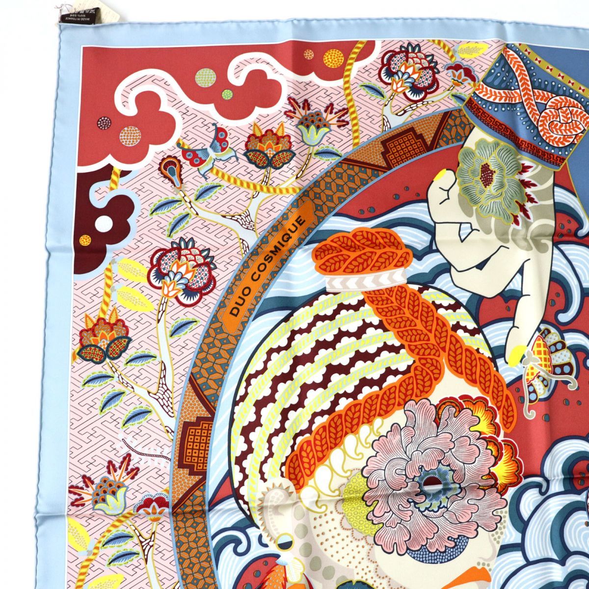 未使用品◎正規品 21AW 仏製 HERMES エルメス カレ90 DUO COSMIQUE