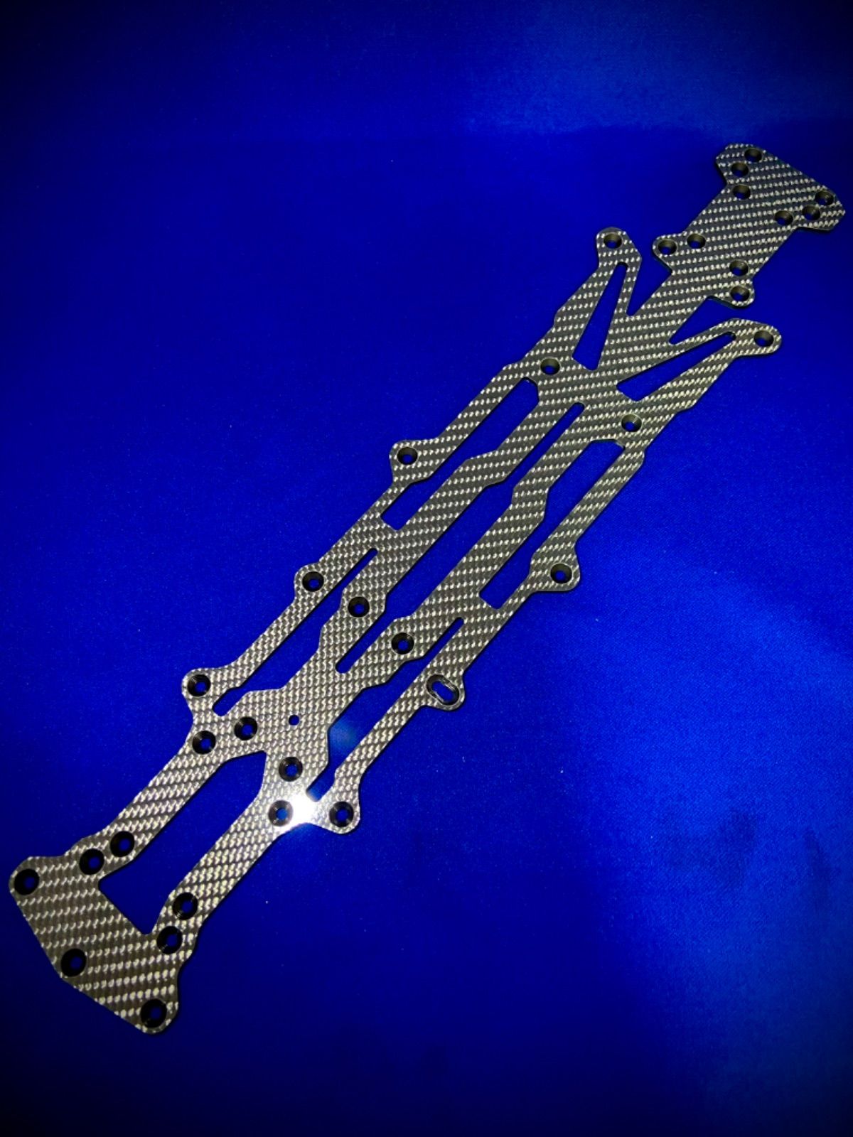 特注シルバー仕様 ヨコモ YD-2R用ナローメインシャーシ 蕨山Carbon