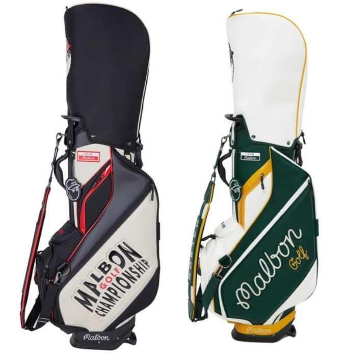 Malbon Golf マルボン キャディバッグ ゴルフバッグ キャスター型