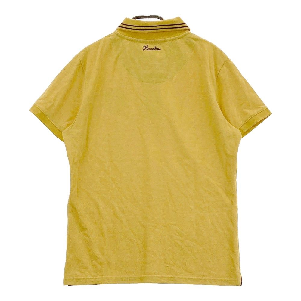 サイズ：5 RUSSELUNO ラッセルノ 半袖ポロシャツ ルチャ イエロー系