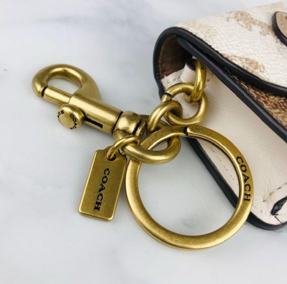 極美品☆COACH・コーチ ミニ ビート バッグ チャーム ウィズ ホース