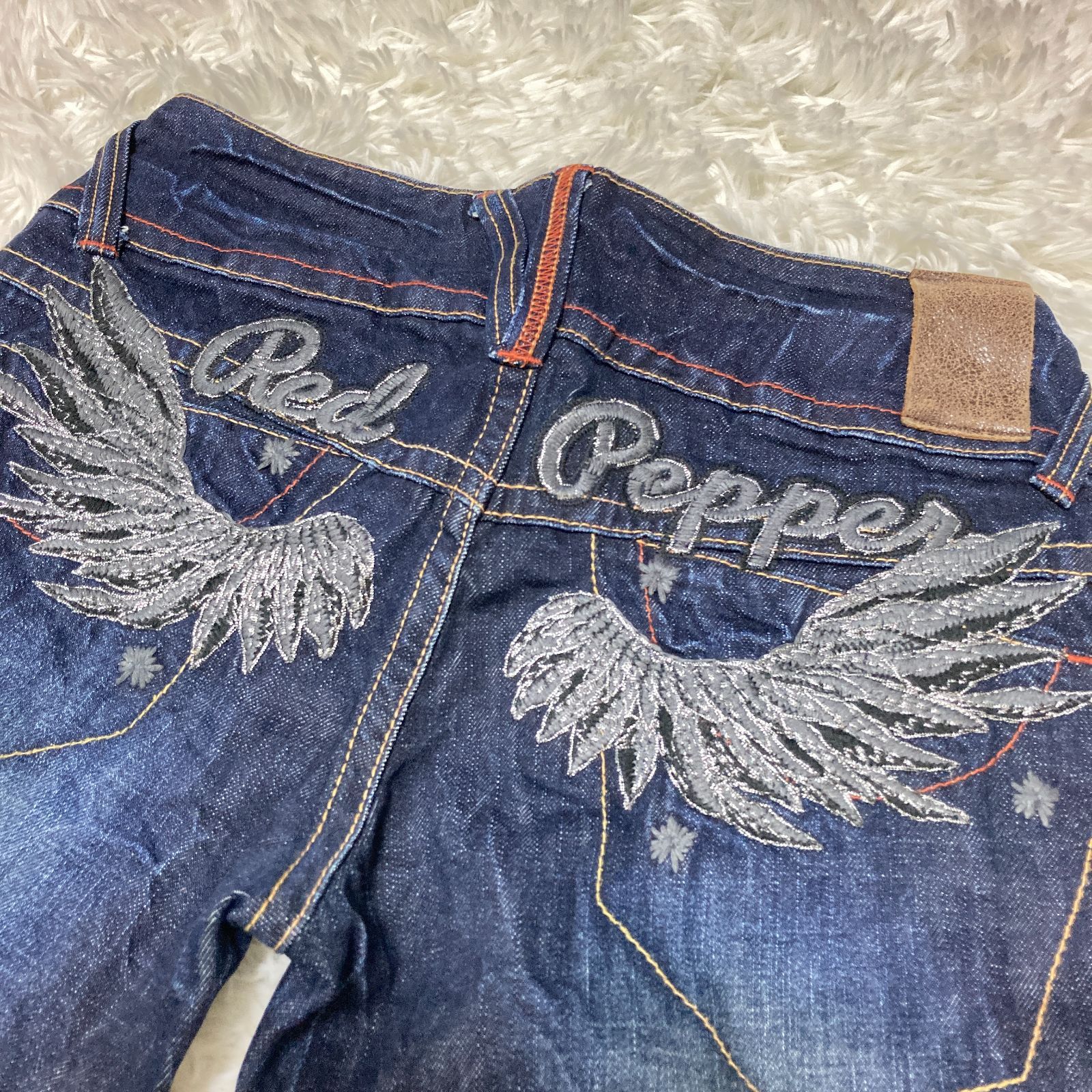 レッドペッパー Red Pepper レディース ウイング刺繍 デニム - メルカリ