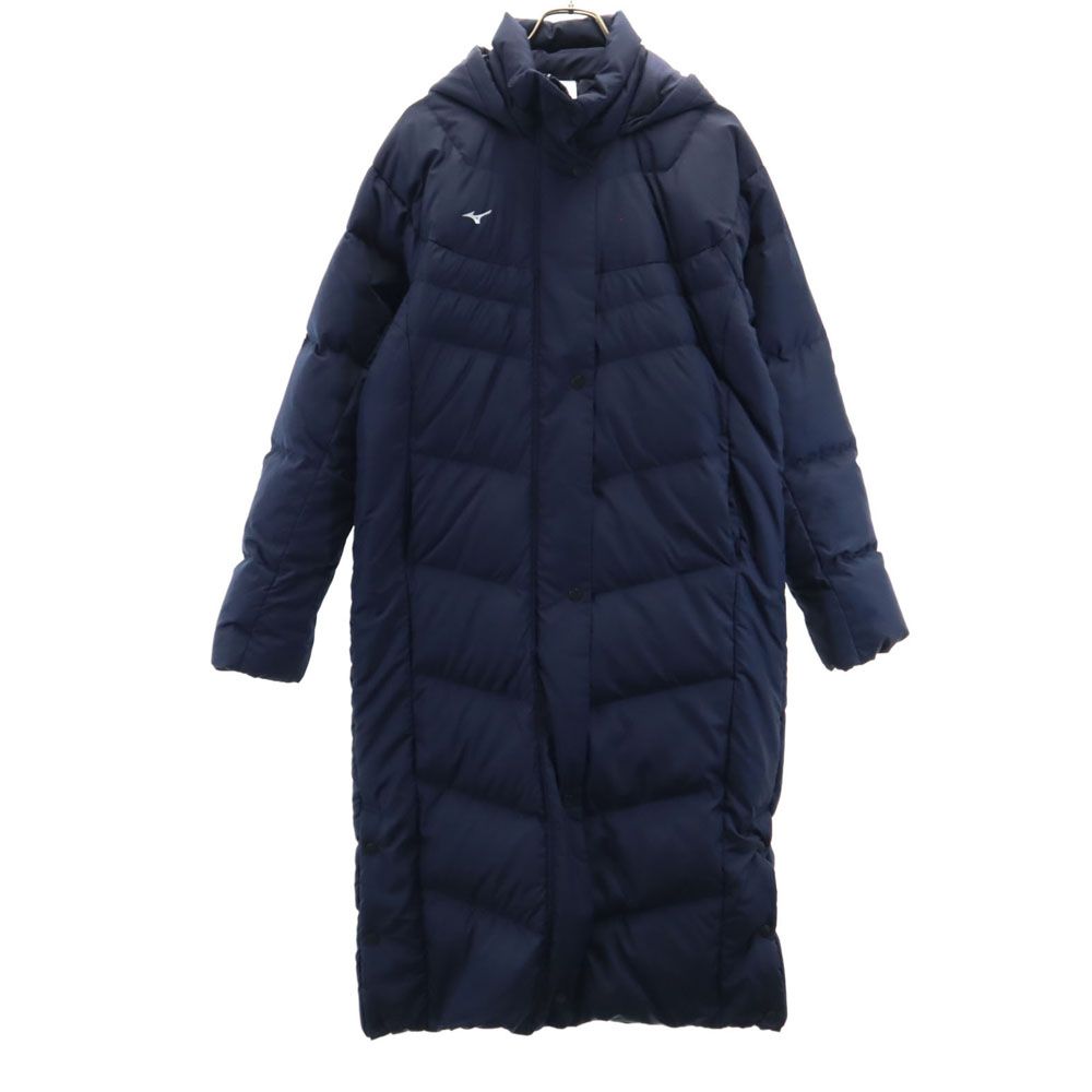 ミズノ ダウン ベンチコート XL ネイビー Mizuno レディース - メルカリ