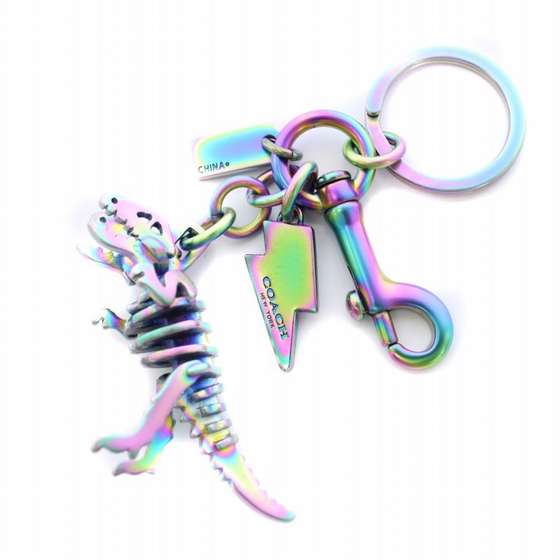 コーチ COACH レキシー 恐竜 チャーム キーホルダー キーリング マルチ