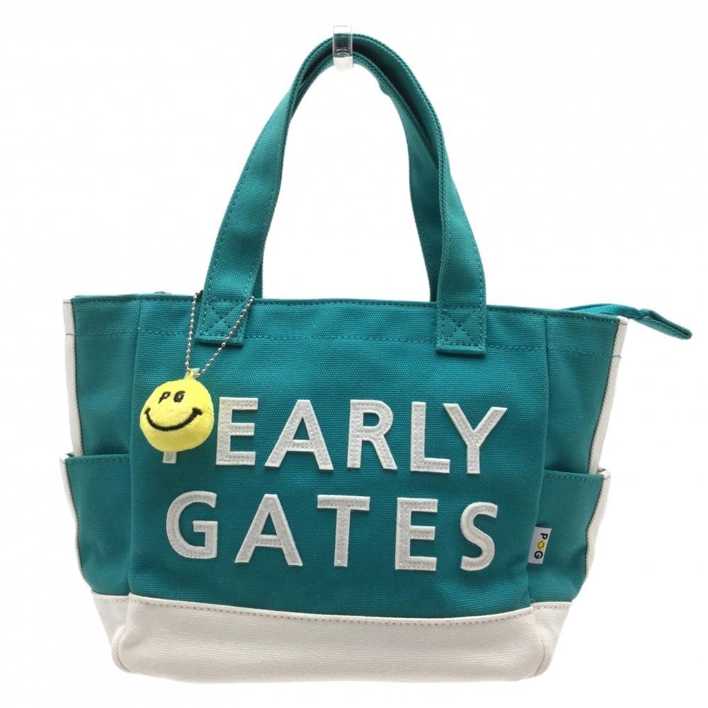 良品 パーリーゲイツ ワッペン スマイル ゴルフ カートバッグ チャーム