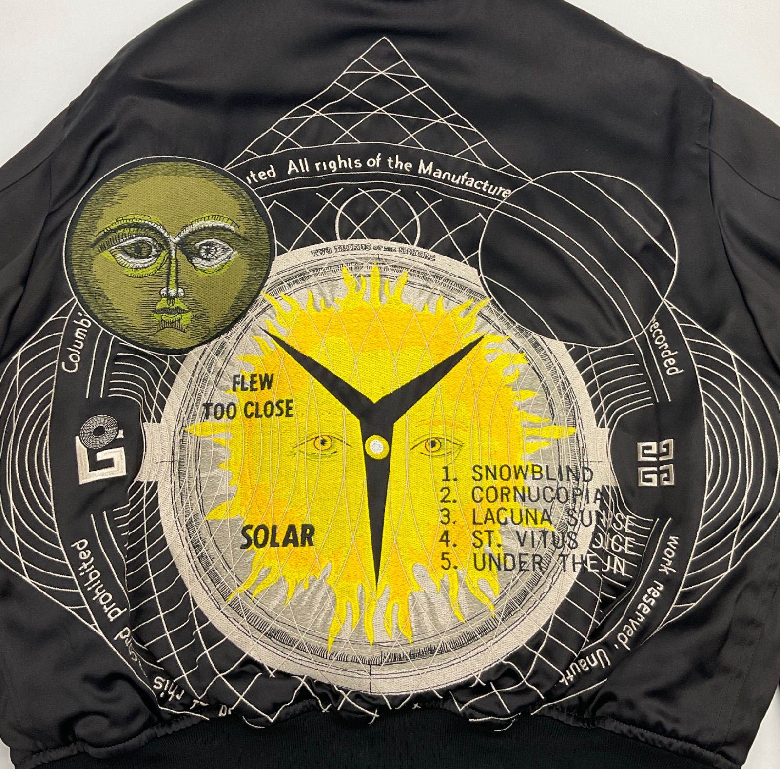 GIVENCHY ジバンシィ ボンバージャケット スタジャン ブラック