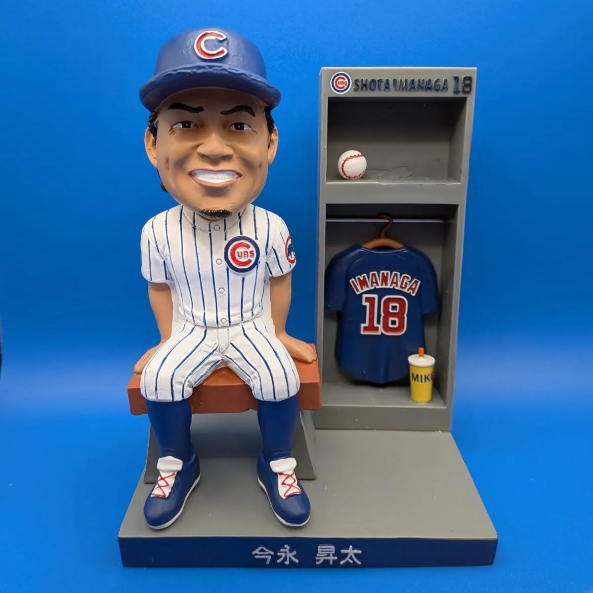 今永昇太 96個限定 デビュー記念 ボブルヘッド ユニフォーム 大谷翔平