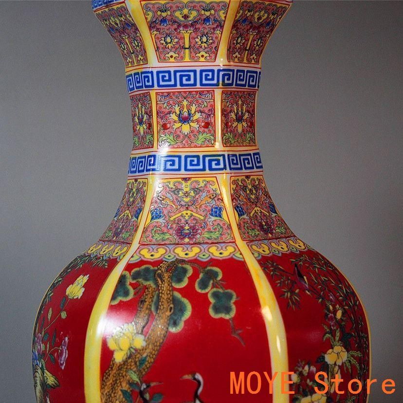 万花満工パステル三足香炉 景徳鎮 陶磁器 装飾品 現代工芸品