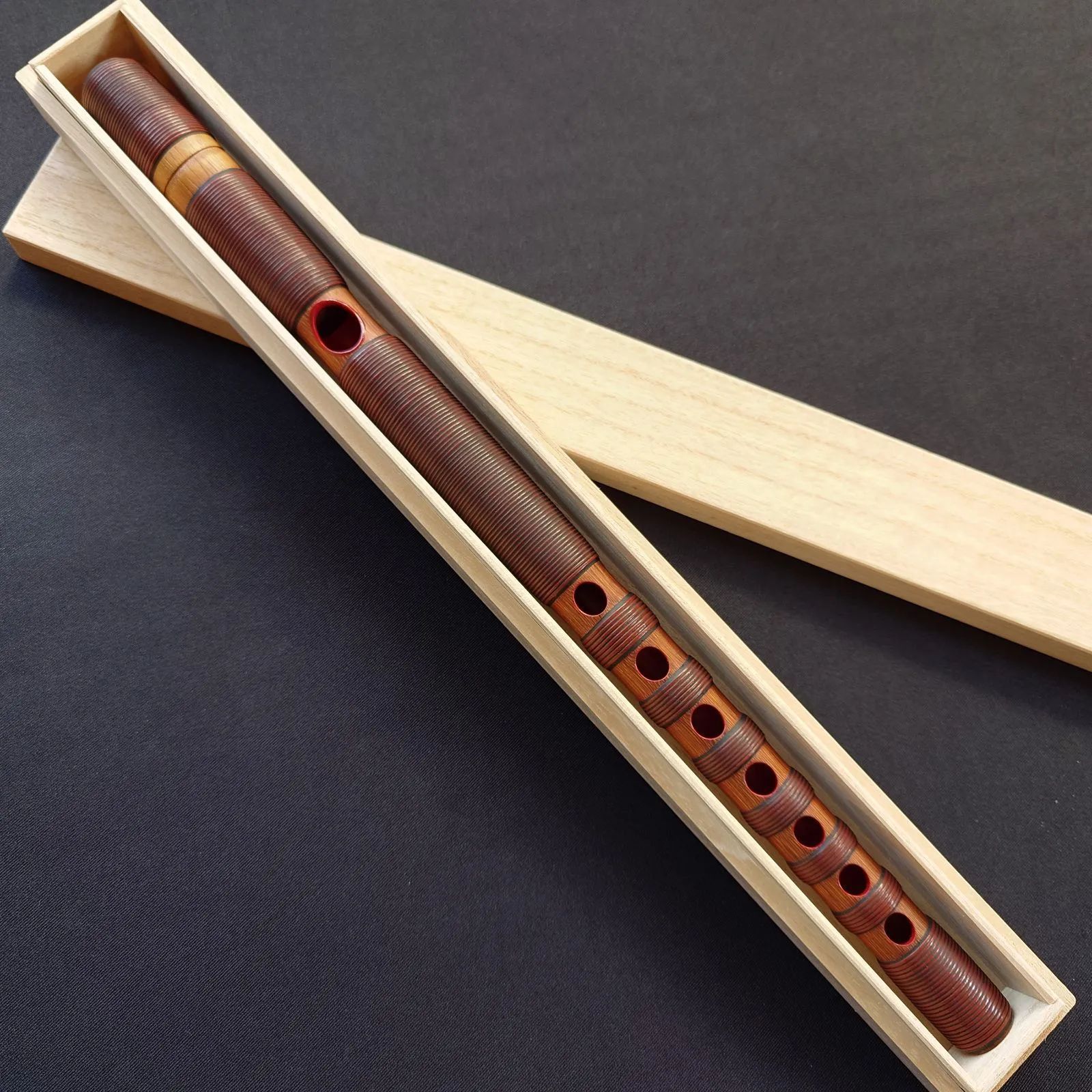 龍笛（朱色・籐巻・煤竹） 龍笛（朱色・籐巻・煤竹） 楽天市場】【its