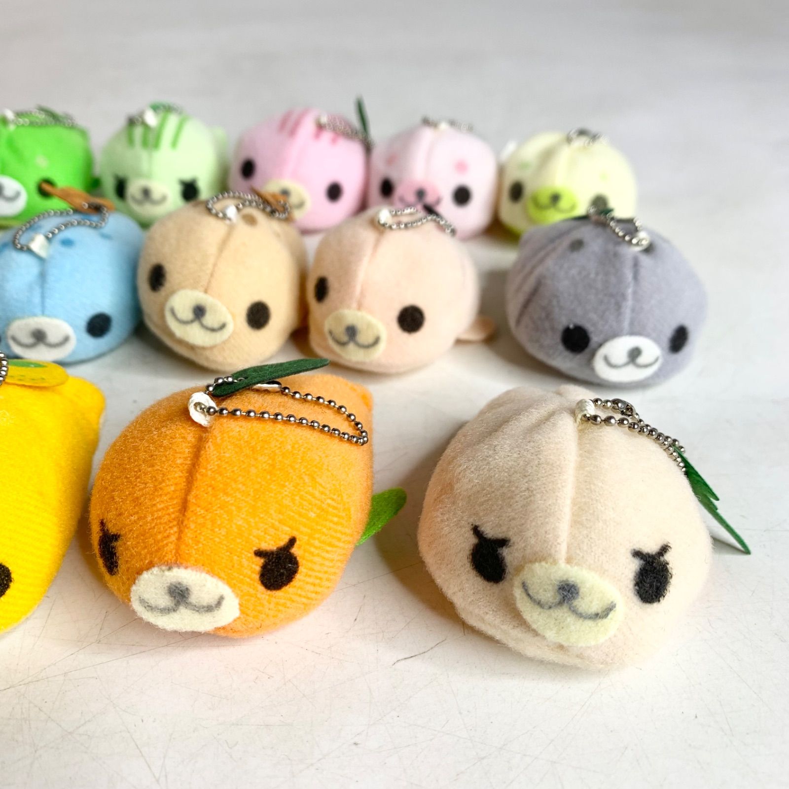 サンエックス まめゴマ 十六茶 ノベルティ マスコット キーホルダー