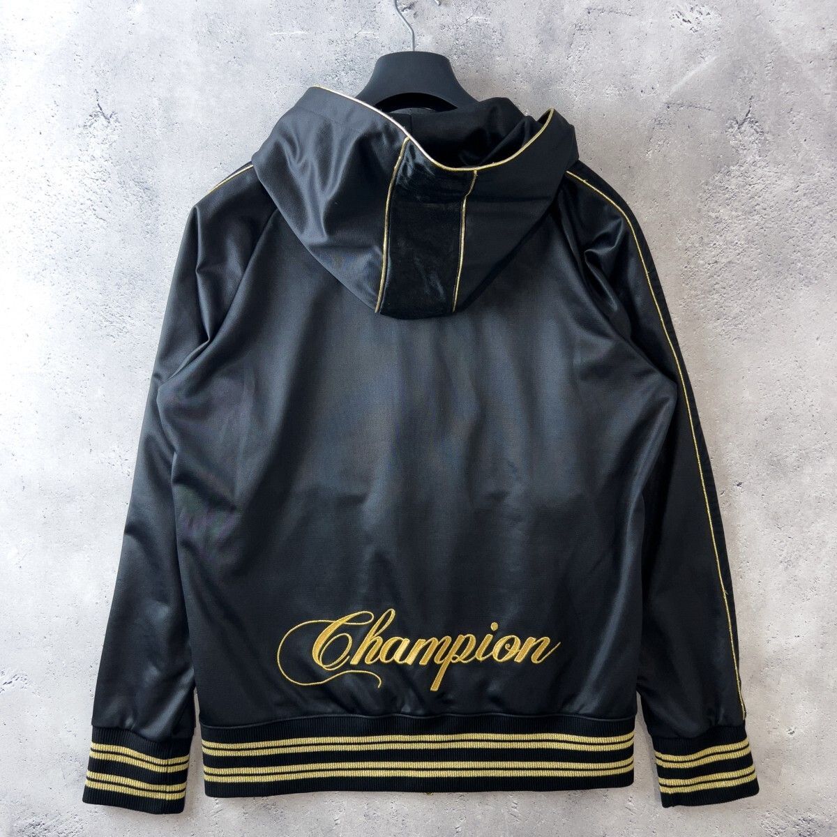 大人気! Champion × 魔裟斗 チャンピオン フーディ ジャージ