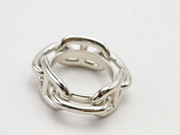 エルメス HERMES ルカデ シェーヌダンクル スカーフリング 箱付 GP