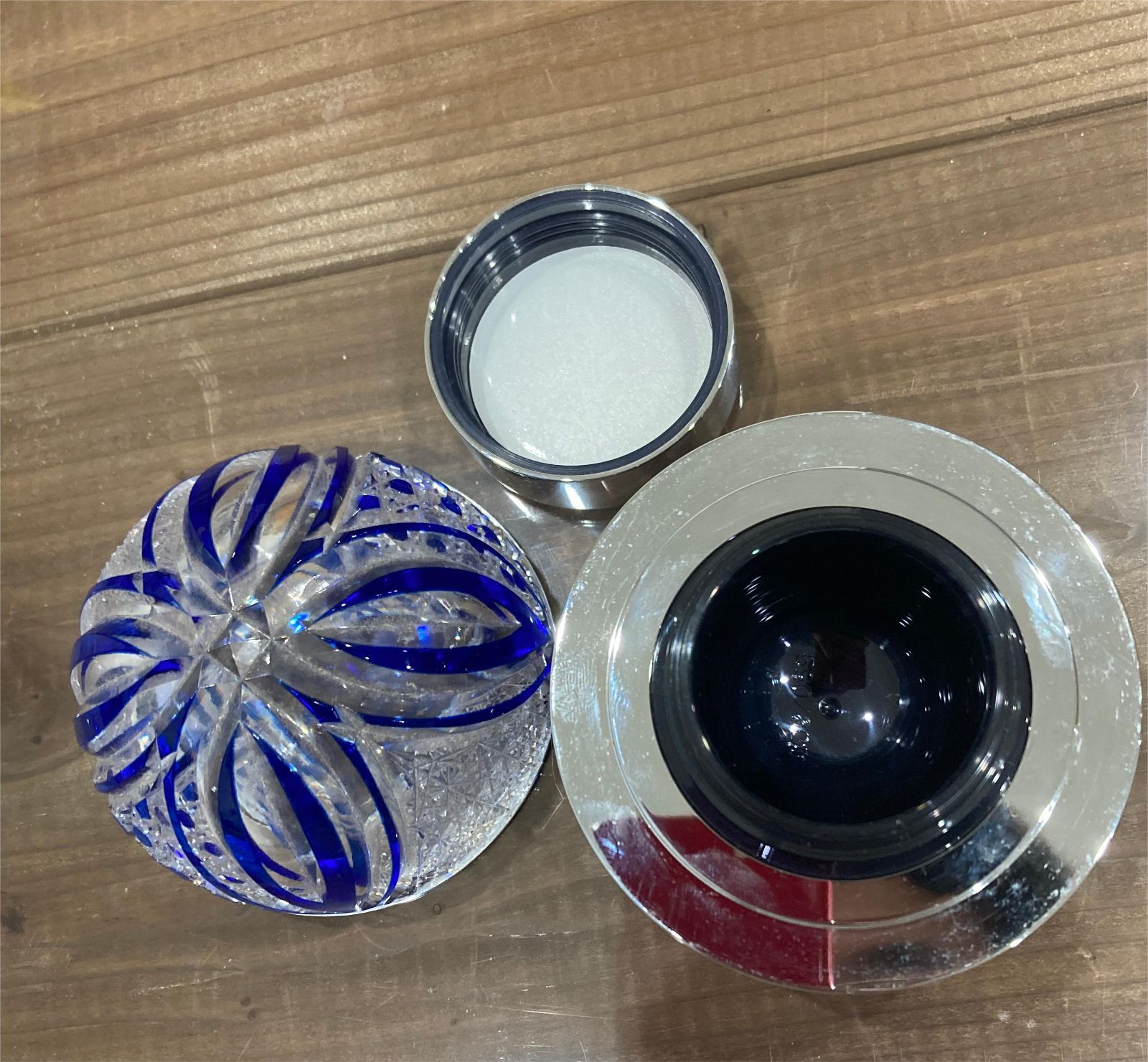 江戸切子 POLA 80周年 BAザクリーム限定品 容器のみ インテリア美術品