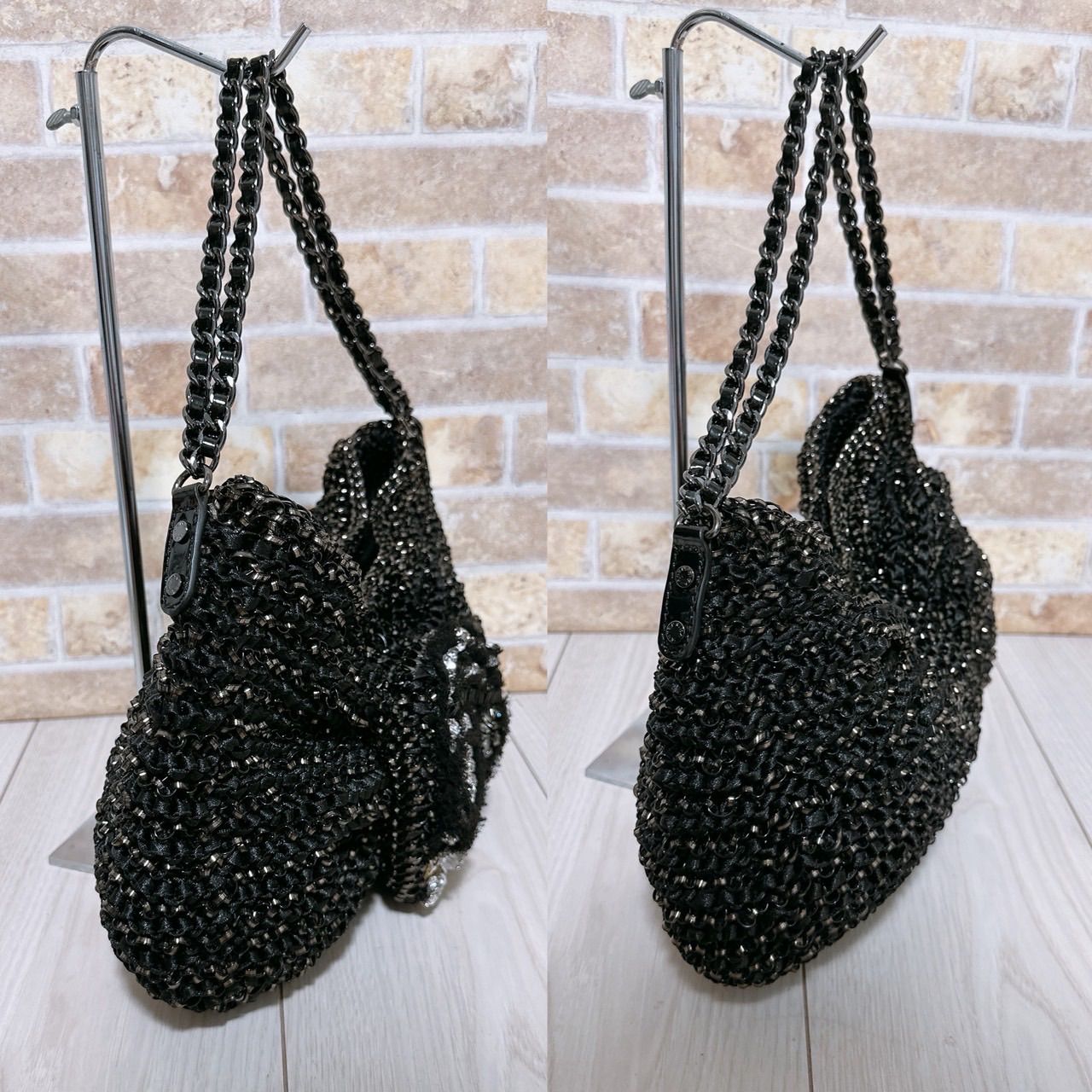 美品》ANTEPRIMA(アンテプリマ)ワイヤーバッグ スカル - メルカリ