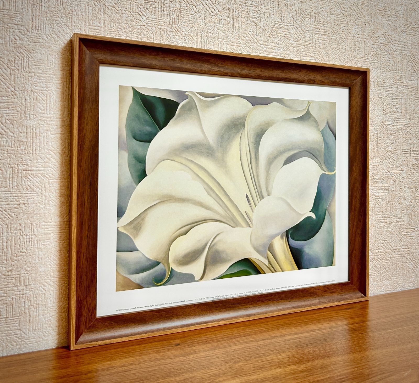 現代アート ポスター 大 ジョージア・オキーフ 花 M 【公式通販】