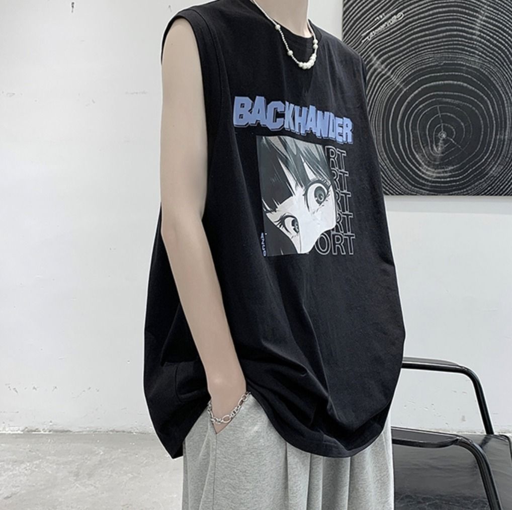 入手困難✨ イッセイミヤケ ノースリーブ タンクトップ プリント