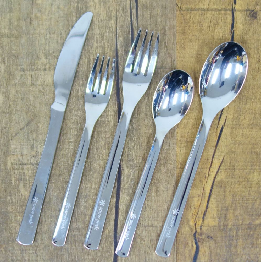 スノーピーク ウッドパーティー カトラリー 4本 Snow Peak ウッド