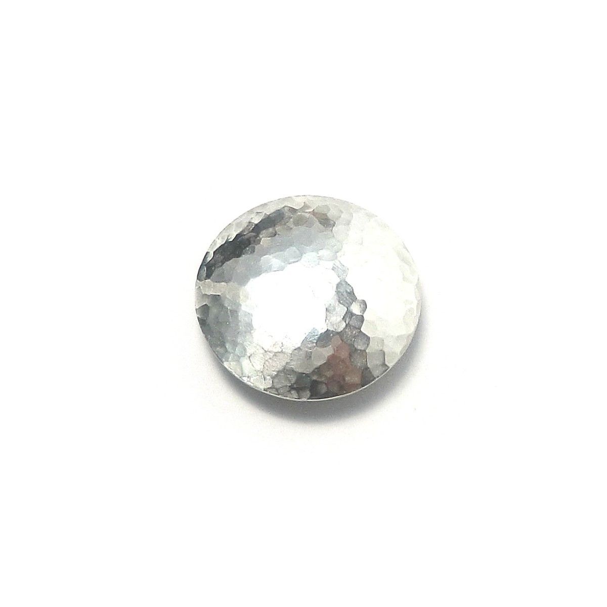 コンチョ レザークラフト金具 silver925 槌目模様 25mm - メルカリ
