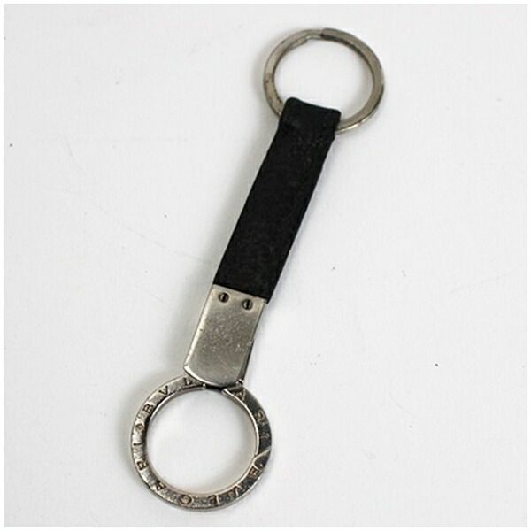 ブルガリ キーリング シルバー ブラック 中古 Bランク BVLGARI - メルカリ