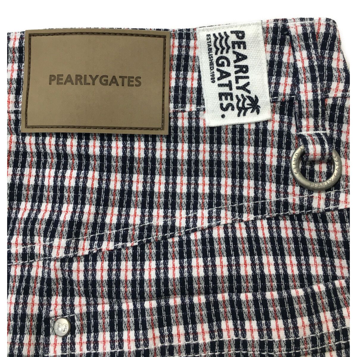 中古 レディース パーリーゲイツ PEARLY GATES スカート 1(M) 紺×白×赤