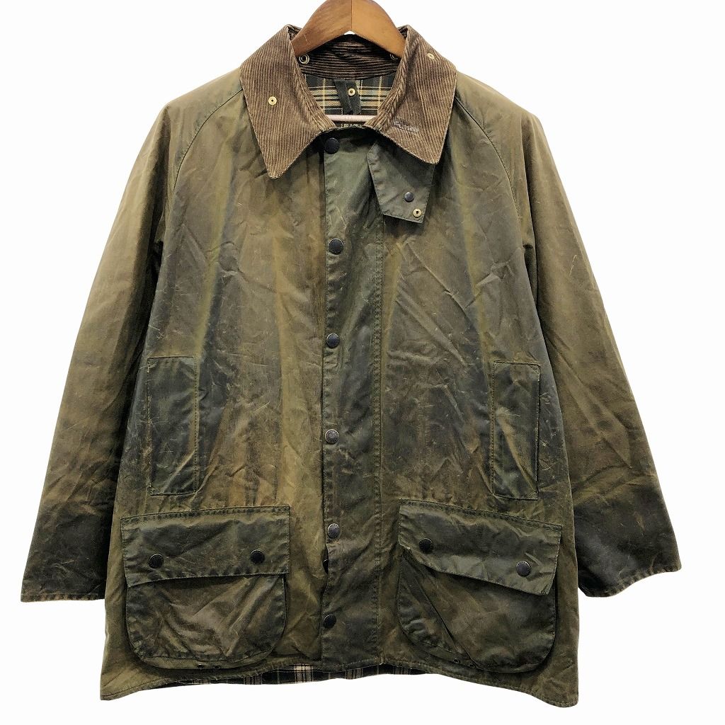 90s Barbour オイルドジャケット ファーライナー カーキ/TW439 【公式
