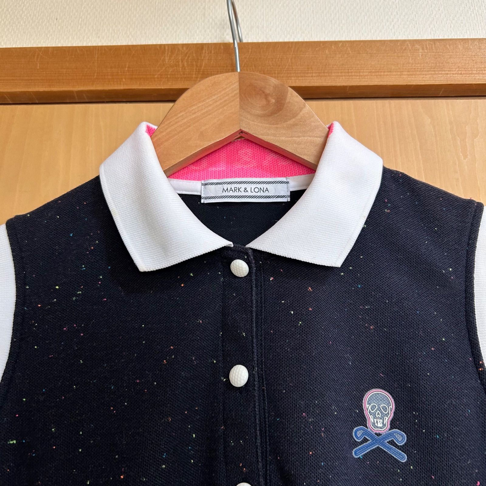 MARK & LONA ノースリーブレディースポロシャツ 36 マークアンドロナ