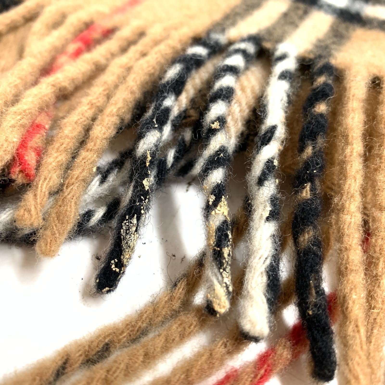 f001 L Burberrys ノバチェック柄 マフラー バーバリー 100