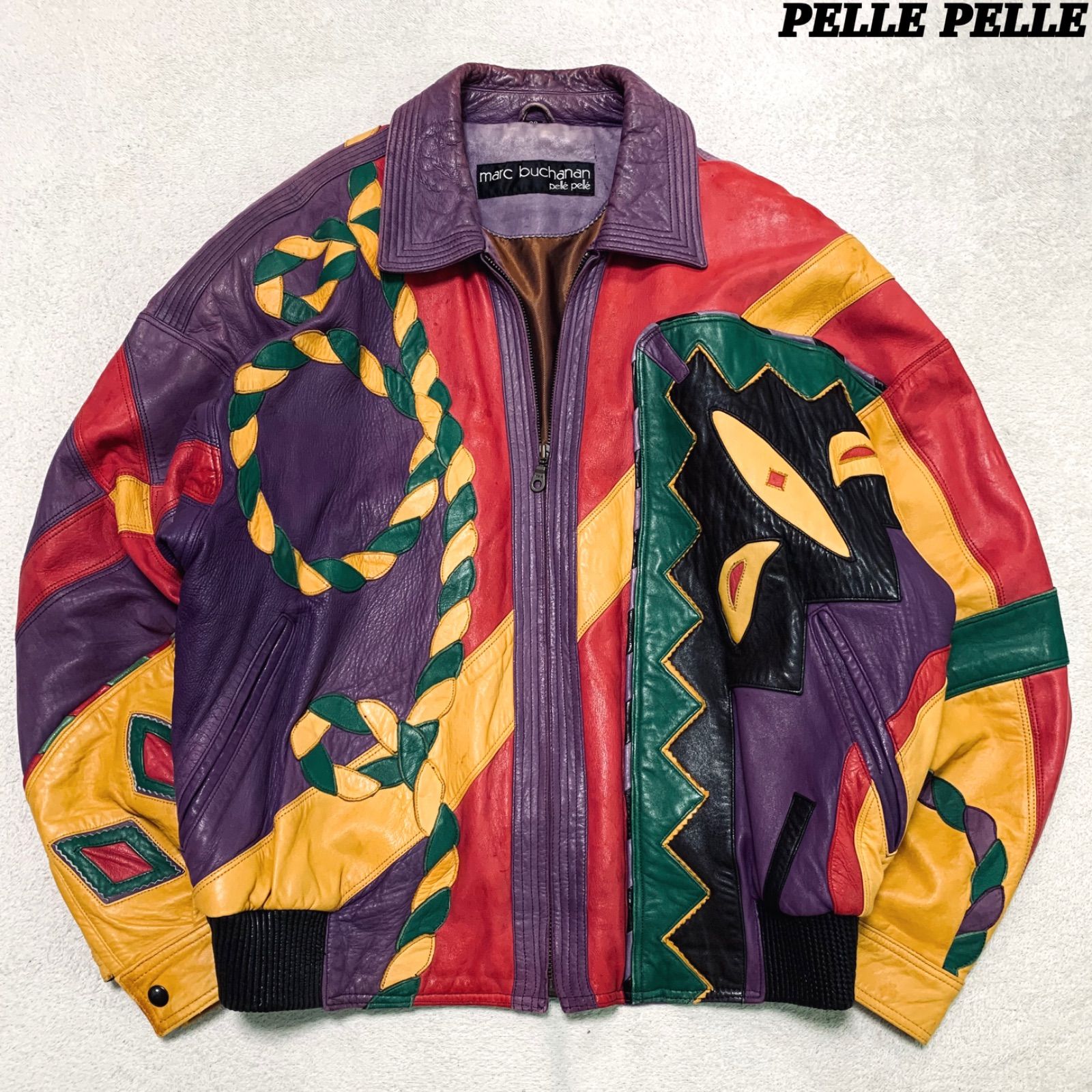 Pelle Pelle / Marc Buchanan Leather Bomber Jacket レザージャケット