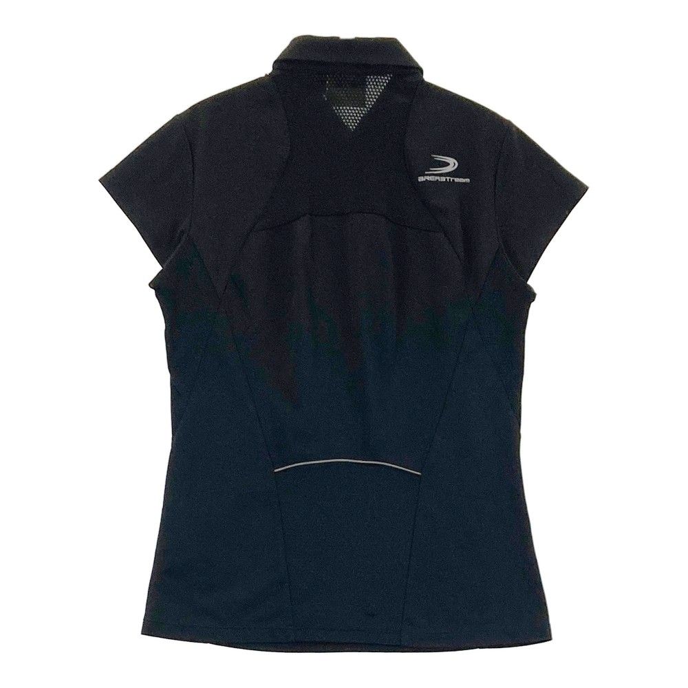 DESCENTE GOLF フリル袖ポロシャツ Sサイズ DESCENTE GOLF フリル袖