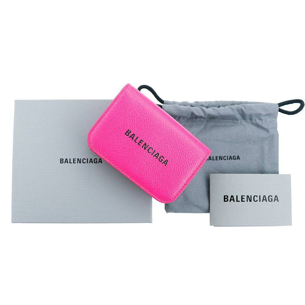 バレンシアガ 財布 三つ折り BALENCIAGA CASH MINI WALLET 593813