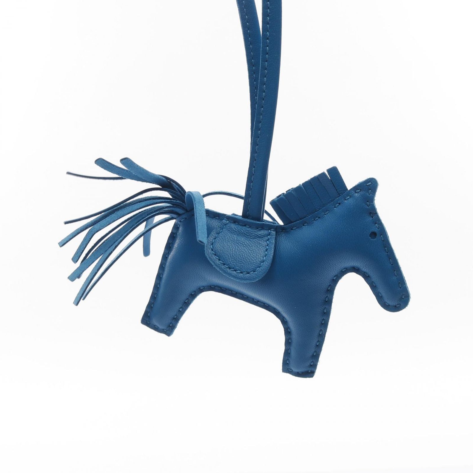 エルメス HERMES チャーム ロデオPM ブルーザンジバル ブルー