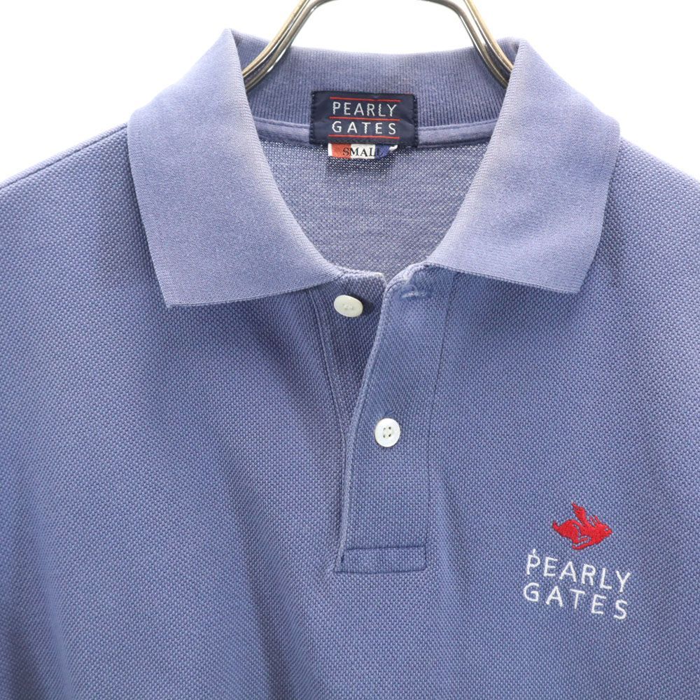 お値下げ！パーリーゲイツ 水色 ポロシャツ メンズ 7 お値下げ