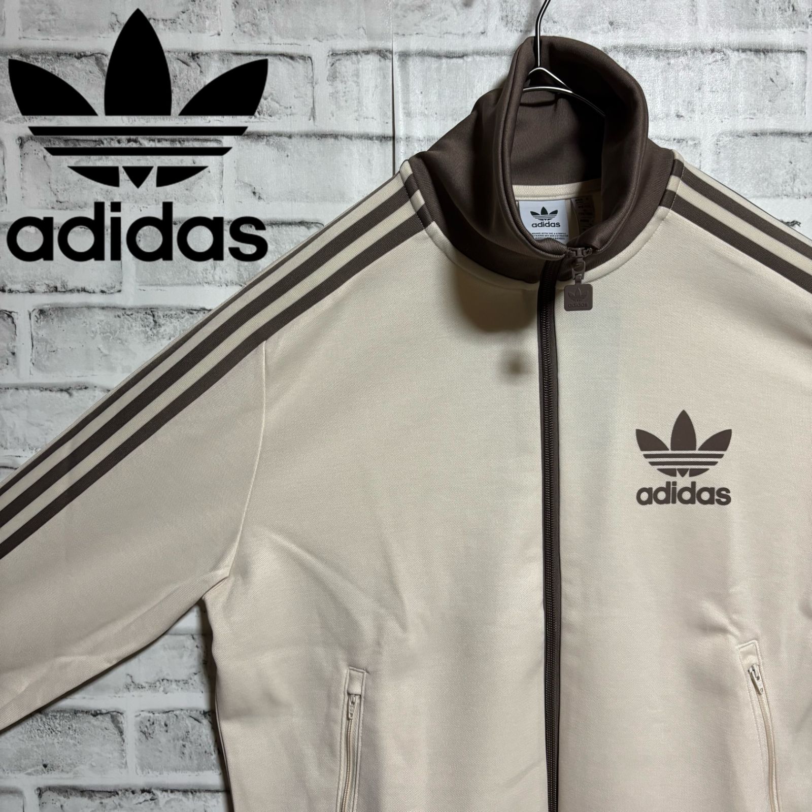 新品レディースL⭐️80s復刻 adidas トラックジャケット/ジャージ トレ