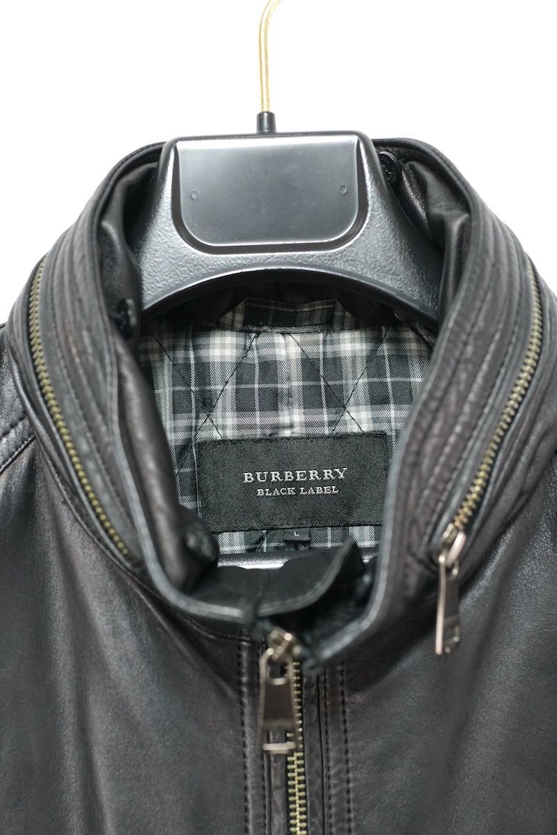 BURBERRY BLACK LABEL バーバリー ブラック レーベル レザー