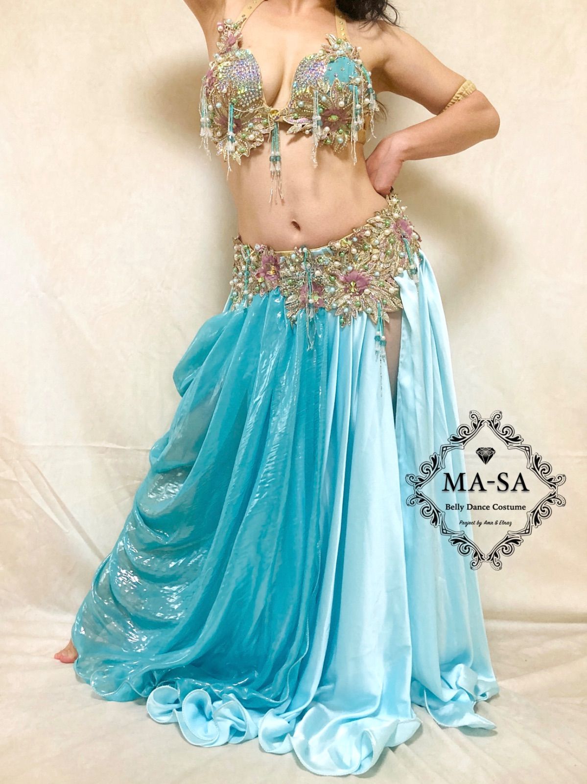 ベリーダンス衣装 ジャスミンドレープ（税・送料込み） Designed by