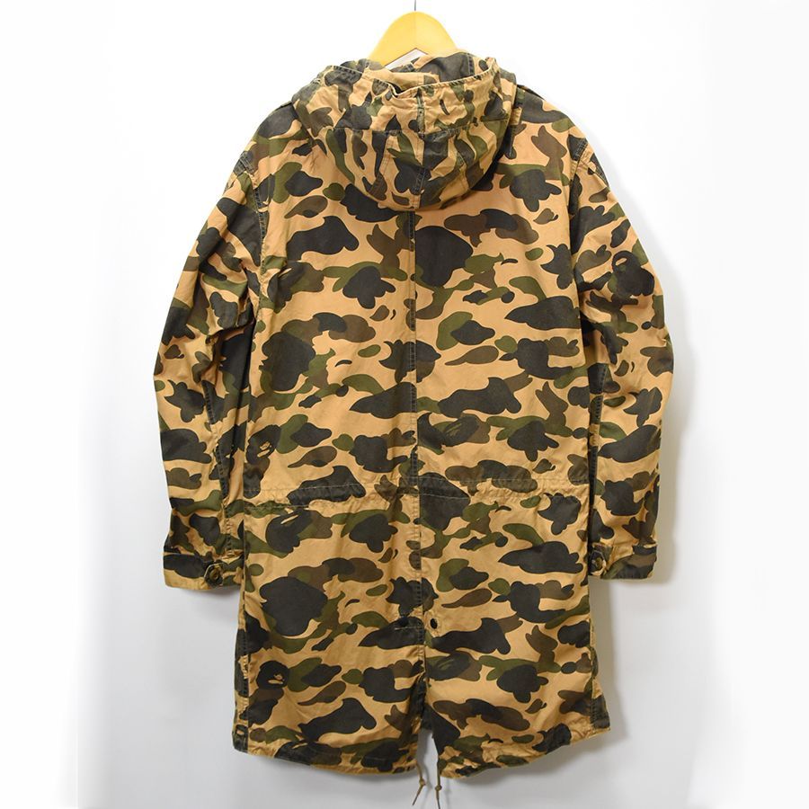 ABランク】BAPE A BATHING APE アベイシングエイプ モッズコート