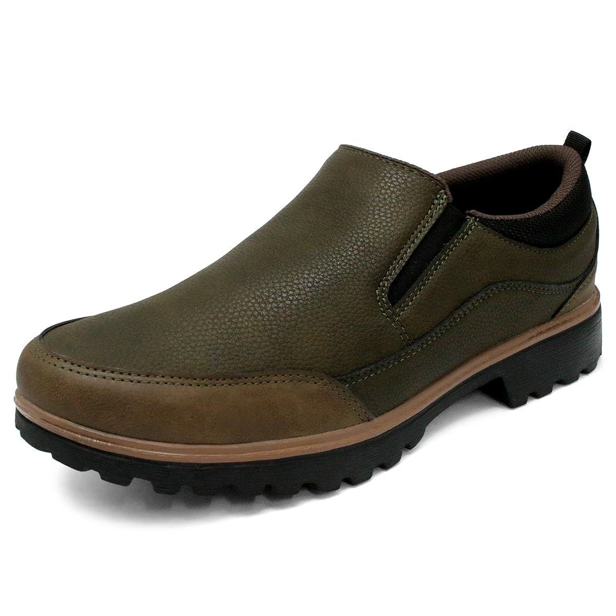 エドウィン] スリッポン メンズ 防水 カジュアルシューズ 革靴