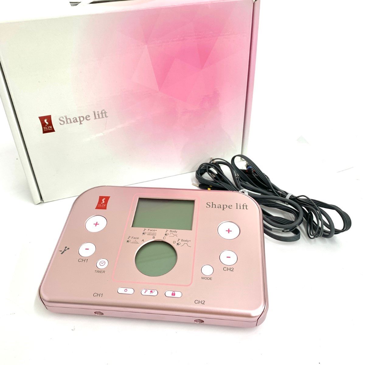 シェイプリフト ☆8パットEMS同時使用Vスティック□スリムビューティ