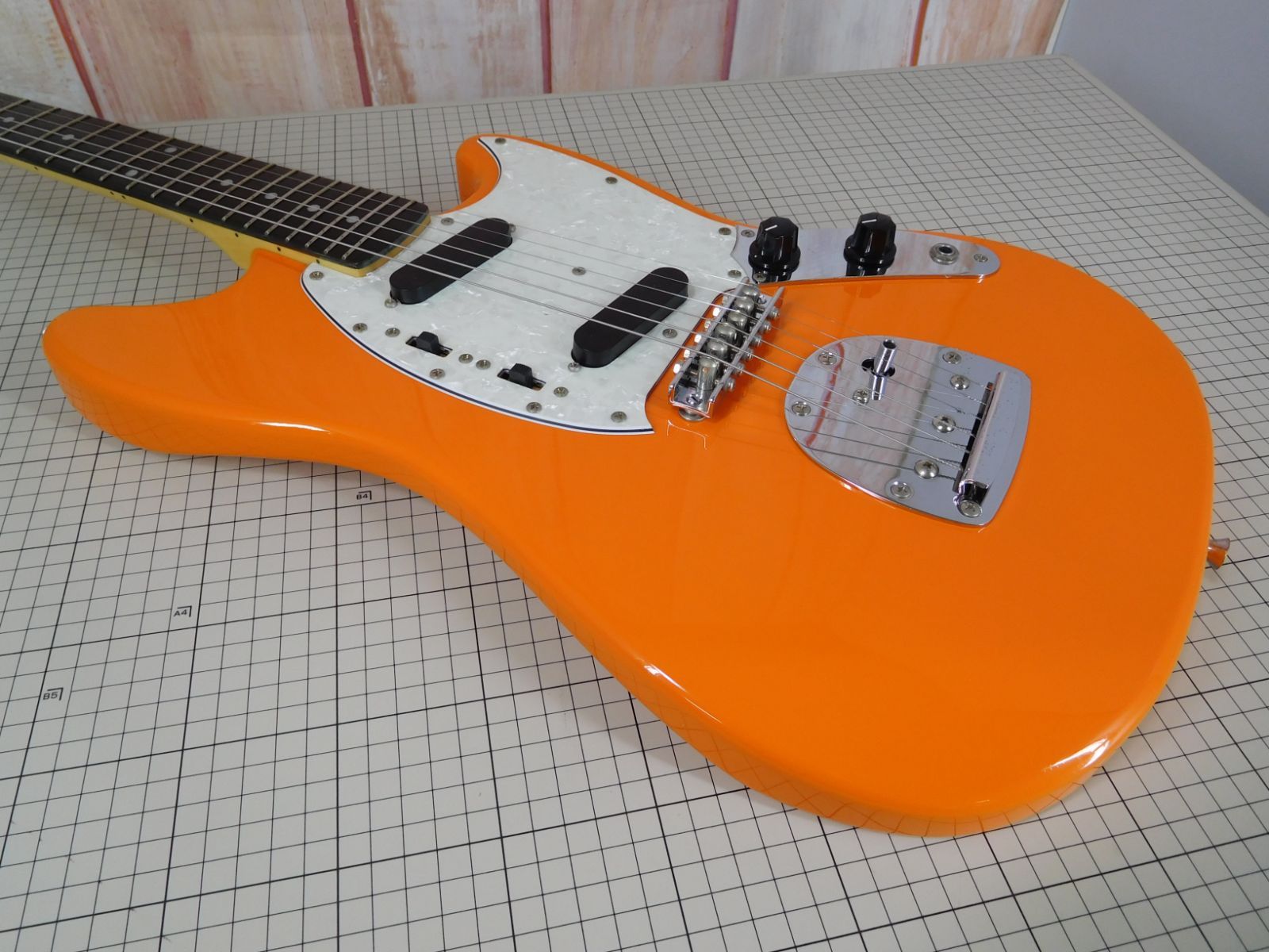 美品 PhotoGenic ムスタングタイプ オレンジ 美品 PhotoGenic