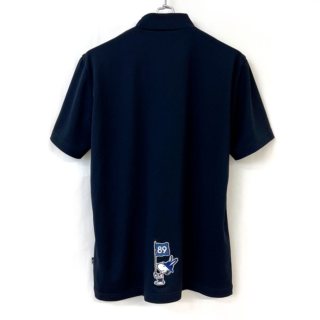 パーリーゲイツ×ピーナッツ 半袖モックネック GOOUT スヌーピー